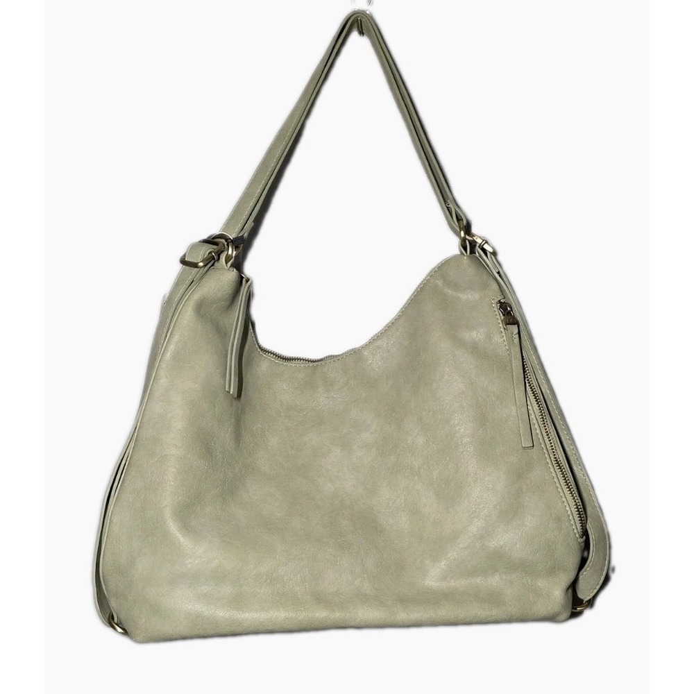 NWT Joy Susan Convertible Backpack Hobo Purse Lime Green Versatile Slouchy Vegan
